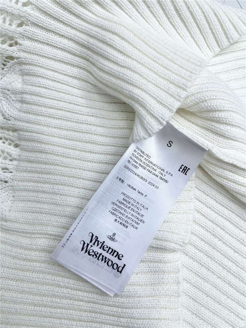 D10r hollow crochet crew neck knitted vest replica clothing sites