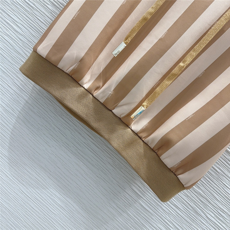 F**di printed silk polo shirt set