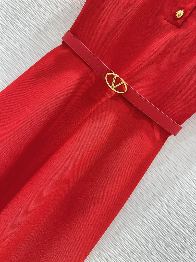 Va1e*ntin0 short sleeve dress replica designer clothes
