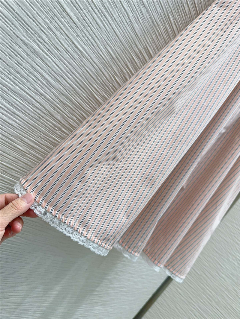 M1um1u striped textile shirt dress replica clothing sites