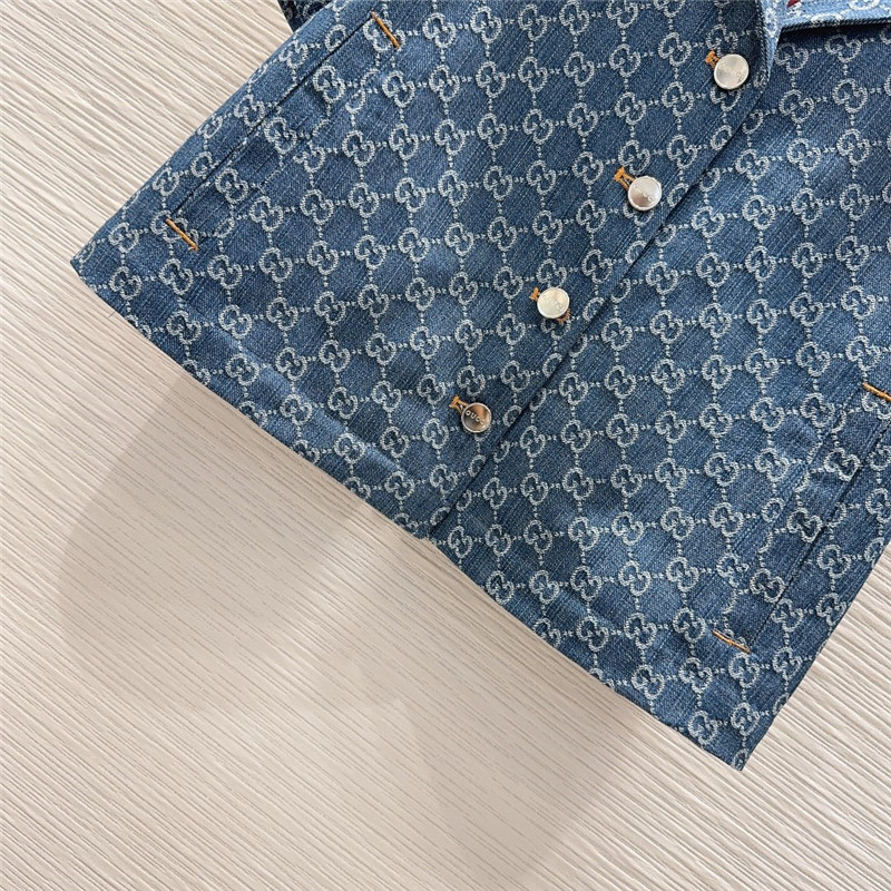 Gvc*1 denim suit cheap replica designer clothes