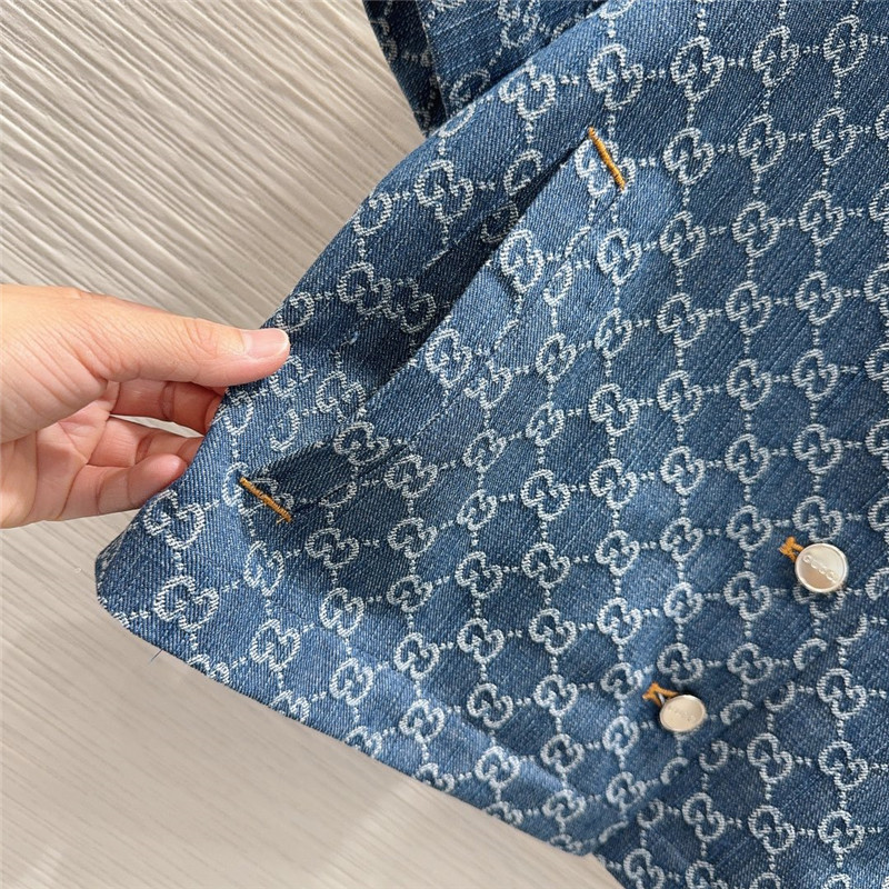 Gvc*1 denim suit cheap replica designer clothes