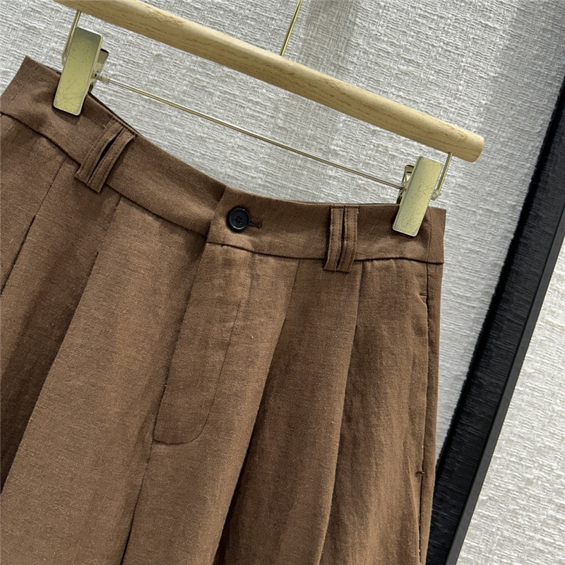 The R0w pleated straight pants replica clothing sites