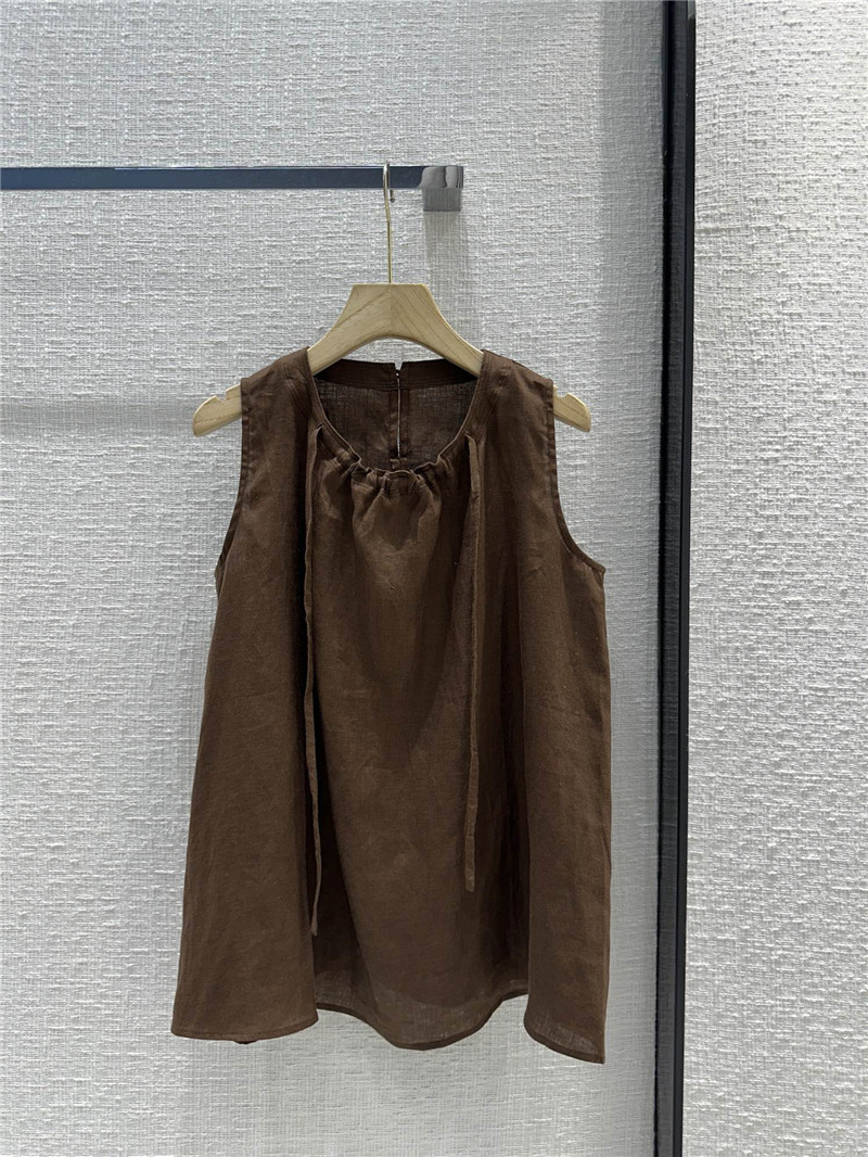 the row smocked crew neck vest top cheap replica designer clothes