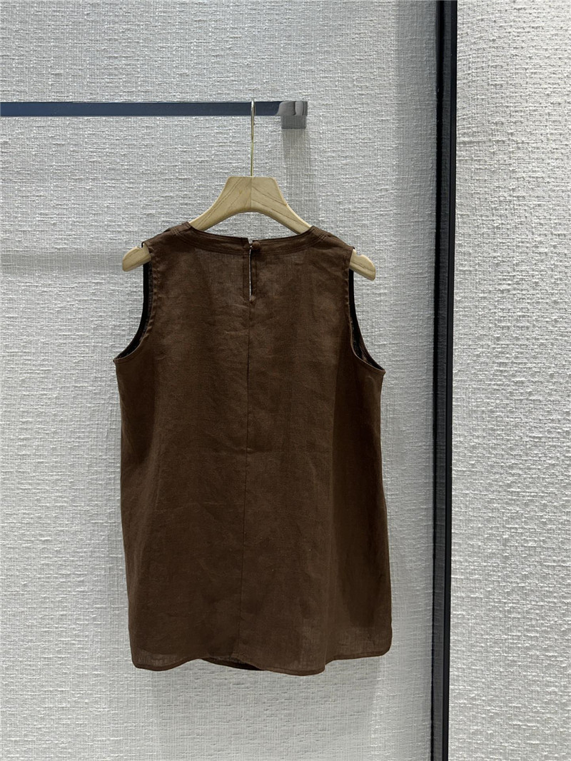 the row smocked crew neck vest top cheap replica designer clothes