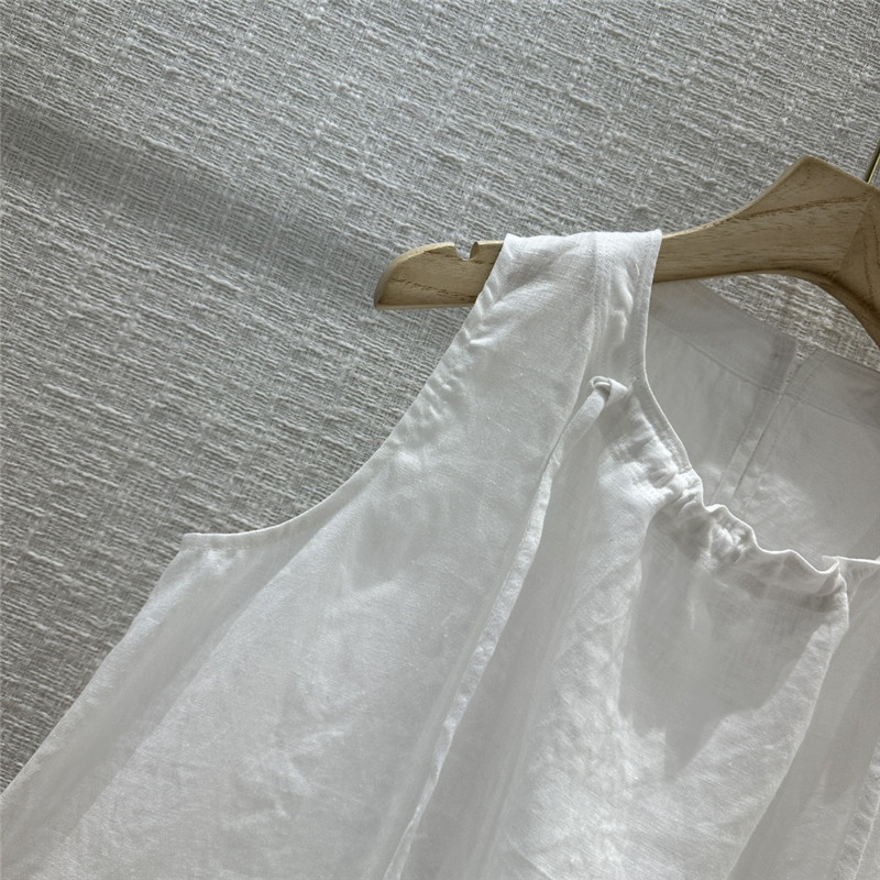 the row smocked crew neck vest top cheap replica designer clothes