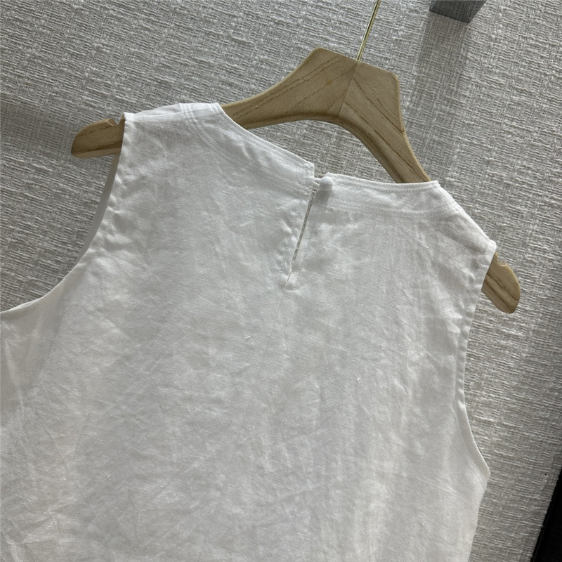 the row smocked crew neck vest top cheap replica designer clothes