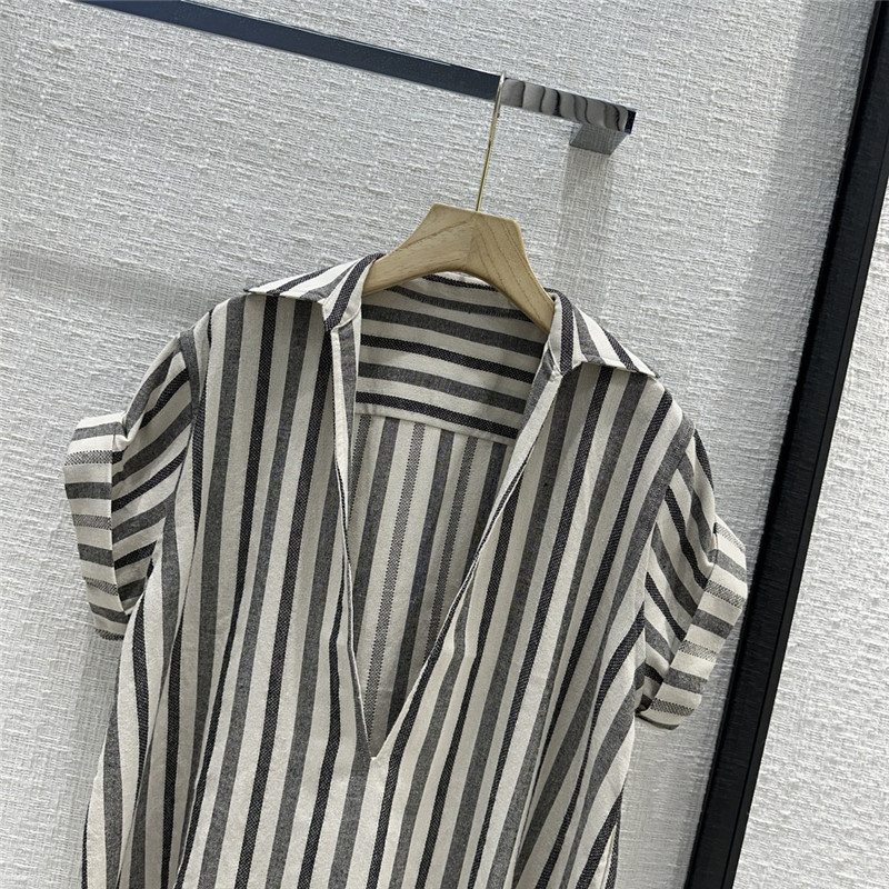 L0r0 P1ana curled short sleeve shirt replica clothing sites