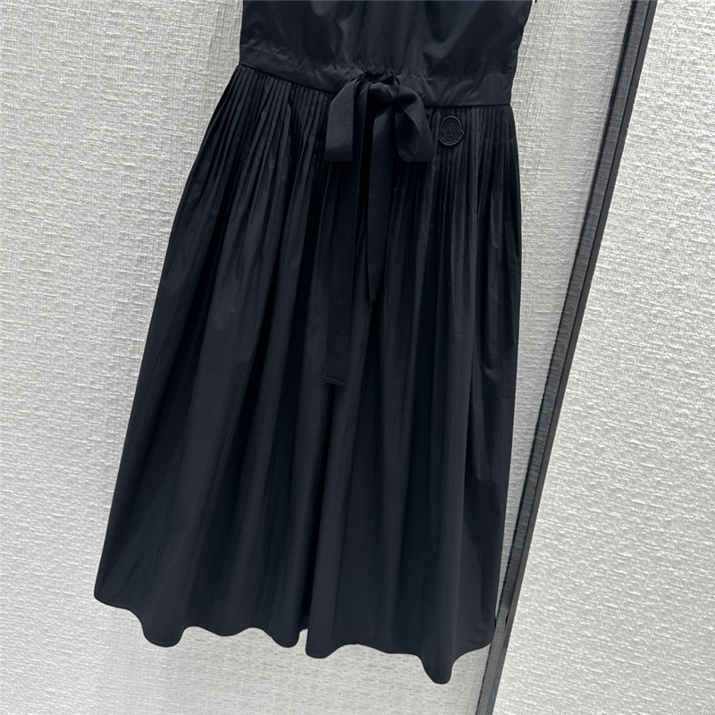 Moncler ruffled round neck sleeveless dress replica clothing