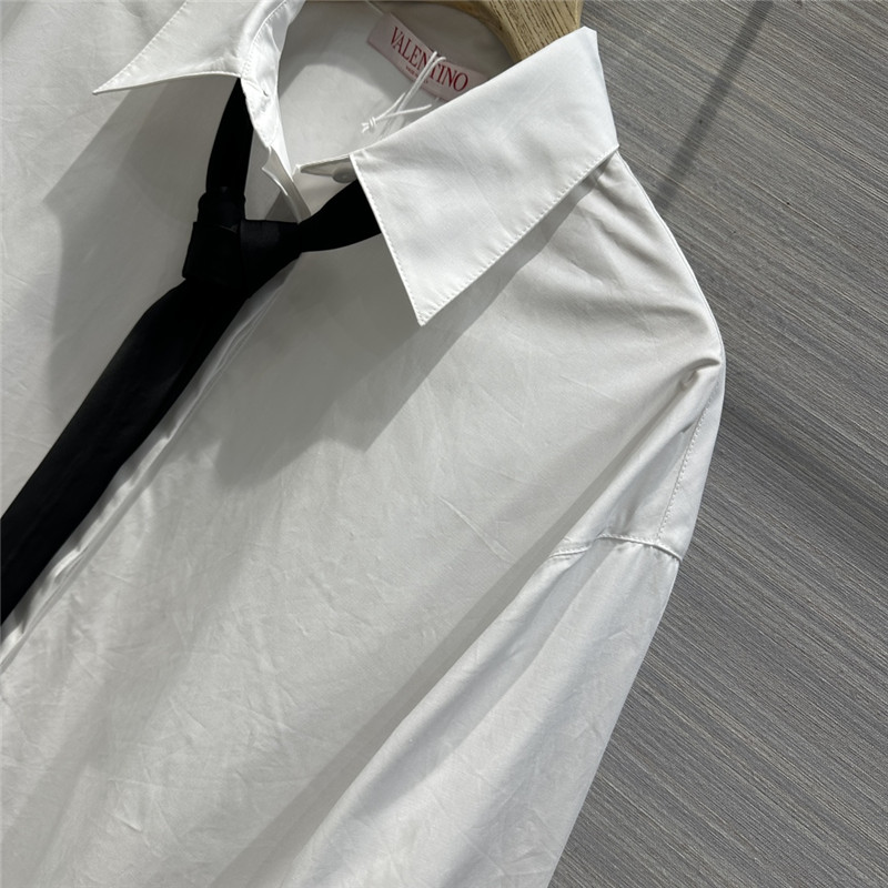 Va1e*ntin0 ruffle lace shirt dress replica clothes