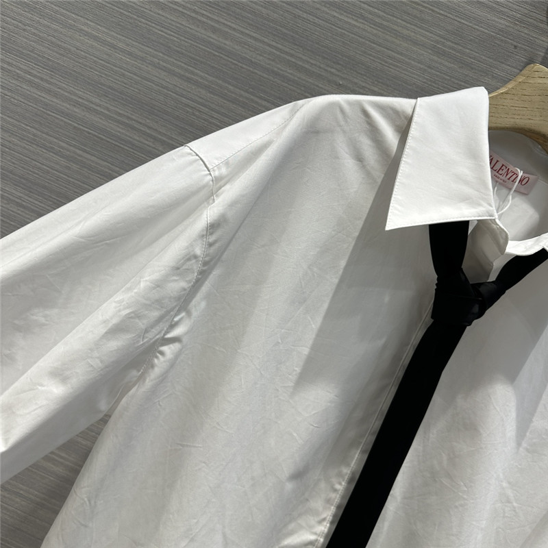 Va1e*ntin0 ruffle lace shirt dress replica clothes