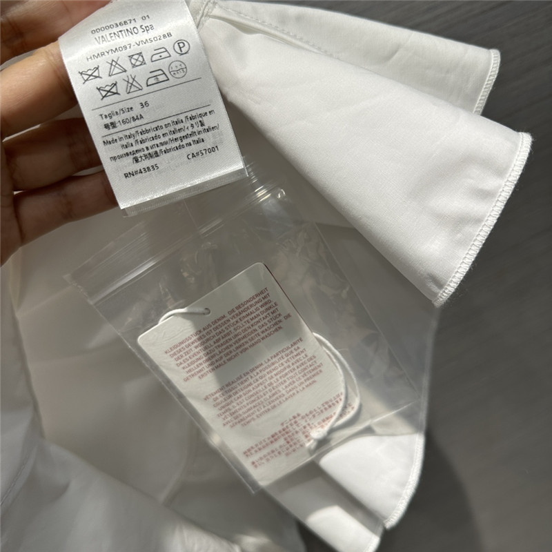 Va1e*ntin0 ruffle lace shirt dress replica clothes