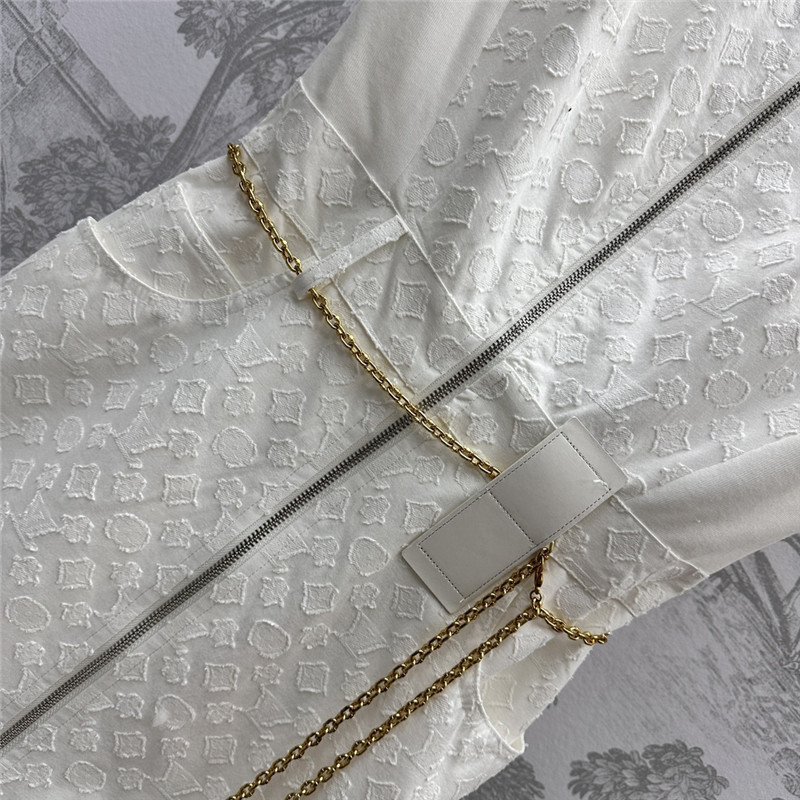 l0vis Vvtt0n lv jacquard waist chain vest dress replica clothing
