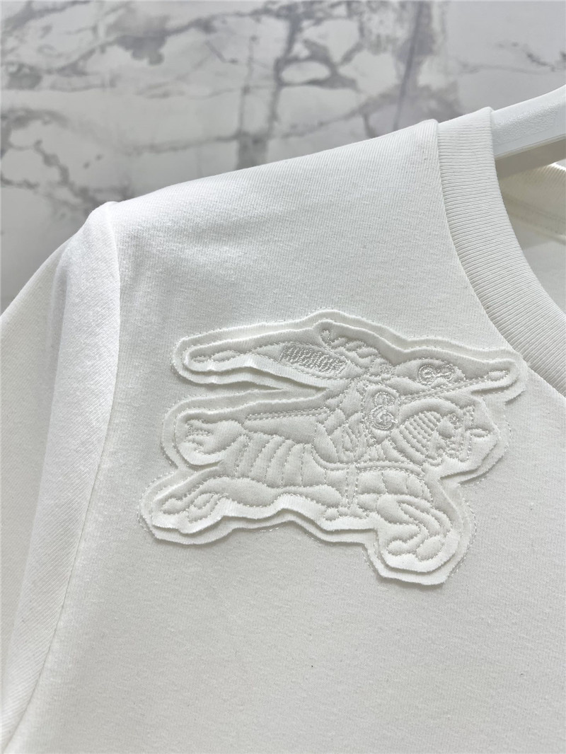 Burberry crew neck T-shirt replicas clothes