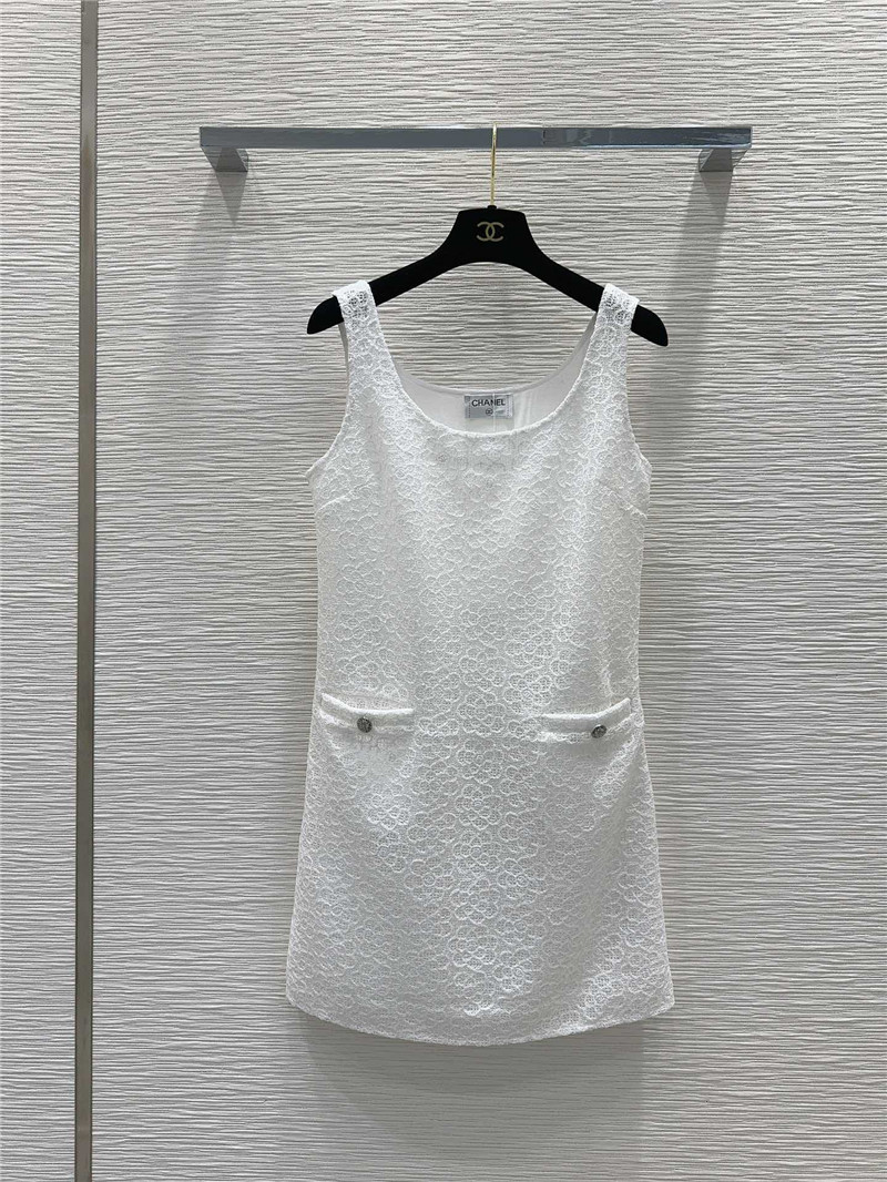 Chanel sleeveless dress cheap replica designer clothes