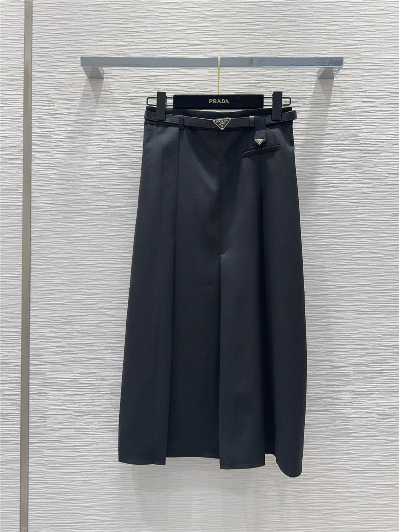 prada pleated skirt replica designer clothes