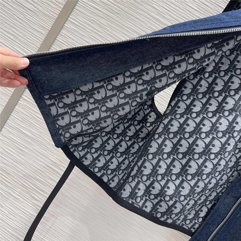 dior denim denim vest cheap replica designer clothes