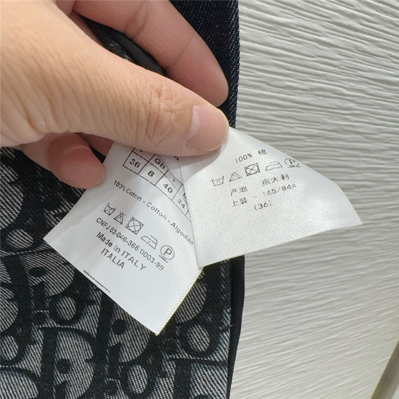 dior denim denim vest cheap replica designer clothes