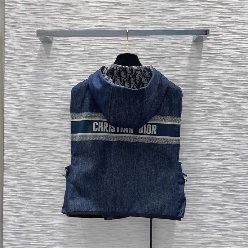 dior denim denim vest cheap replica designer clothes