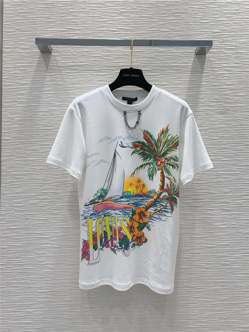 louis vuitton LV cotton T-shirt replica d&g clothing