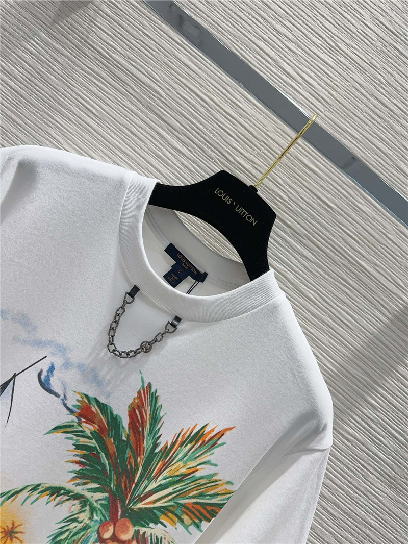 l0vis Vvtt0n lv cotton t-shirt replica d&g clothing