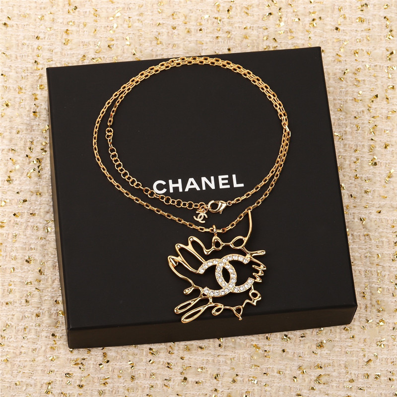 Chanel necklace sweater chain