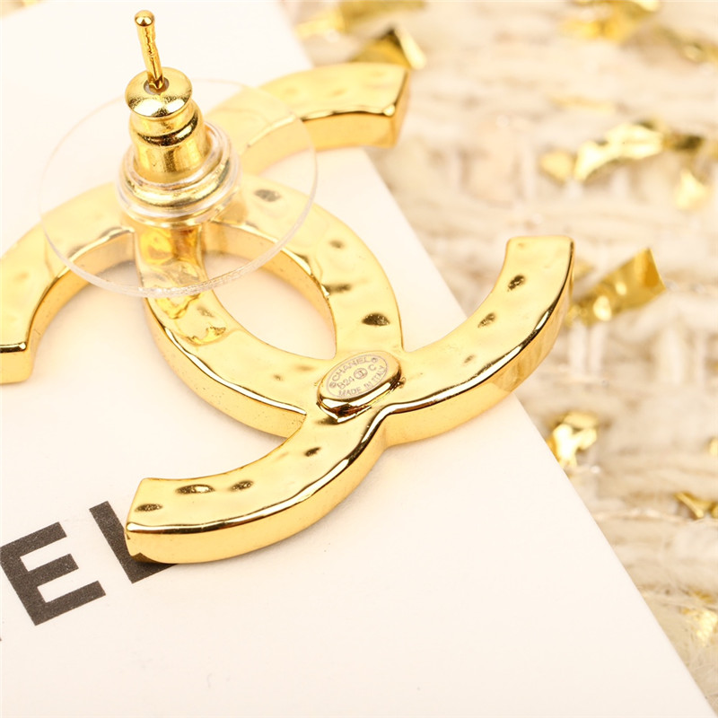 Ch**el double c earrings