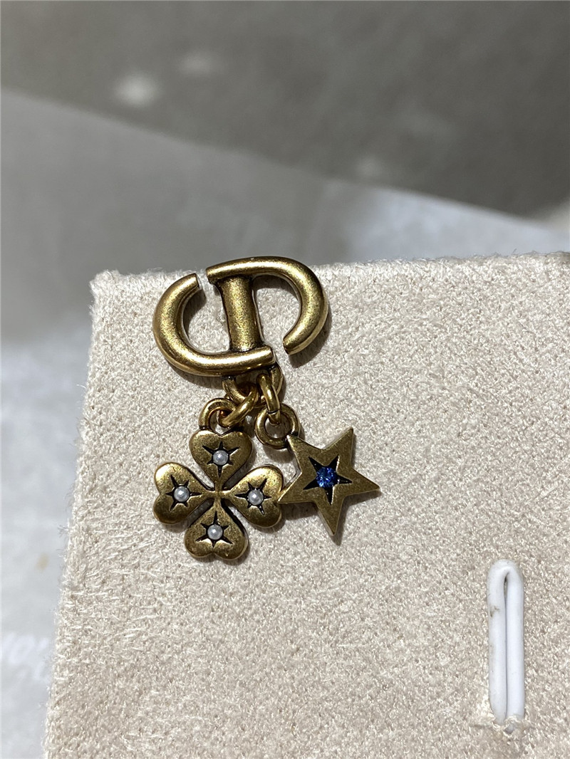 D10r letter cd earrings