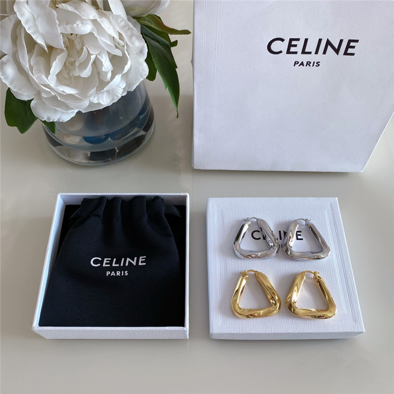 Bottega Veneta triangle earrings