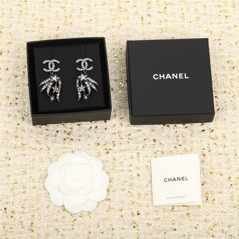 Chanel new logo earrings