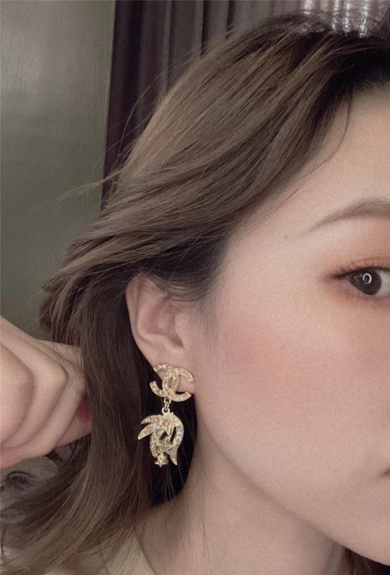 Ch**el new logo earrings