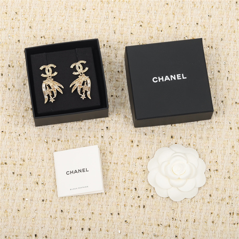 Chanel new logo earrings