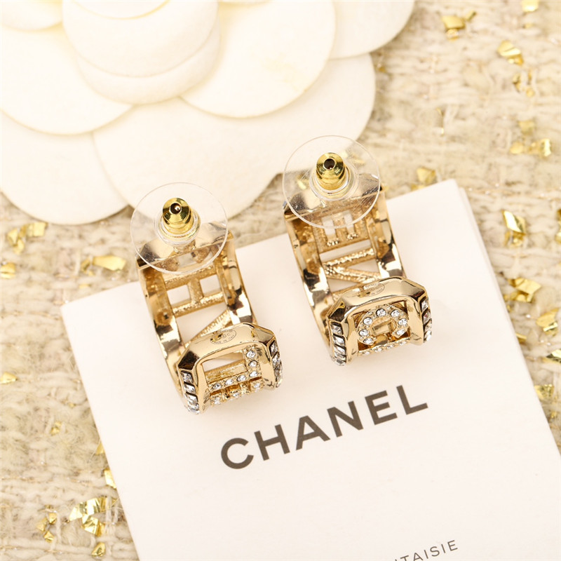Ch**el letter earrings