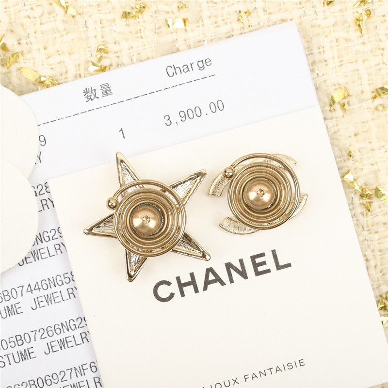 Ch**el double c five-pointed star hairpin