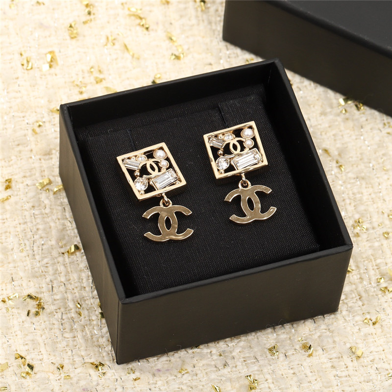 Ch**el square earrings