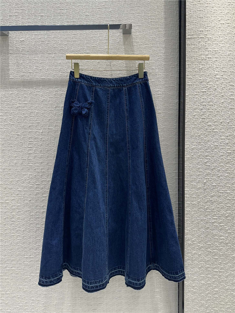 valentino replica clothing sites denim skirt