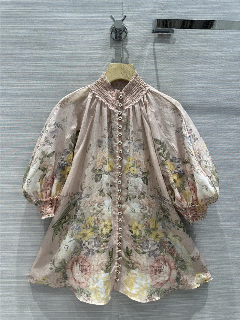 zimm high quality silk and linen shirt replica d&g clothing