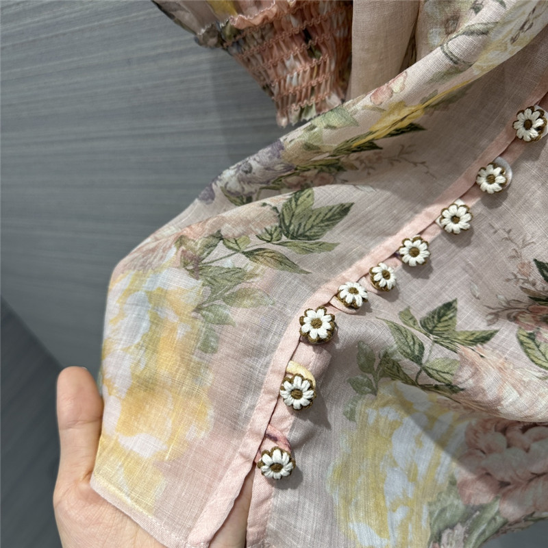 zimm high quality silk and linen shirt replica d&g clothing