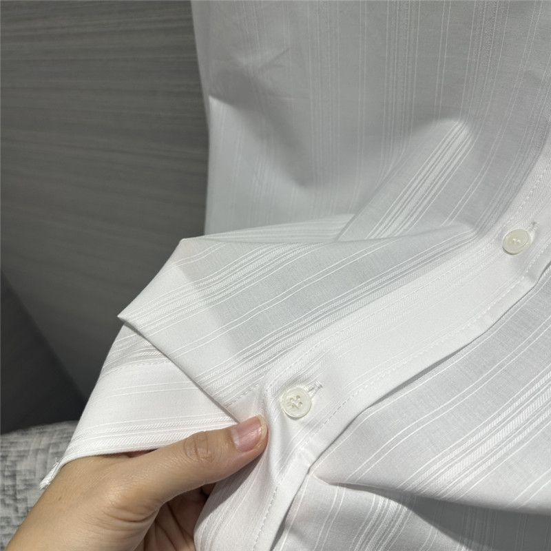 Ce1i*e jacquard white striped large shirt replica d&g clothing