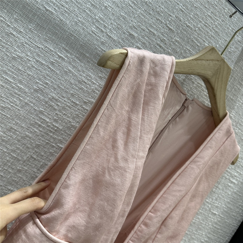 ZIMM deep V-neck sleeveless dress replica d&g clothing