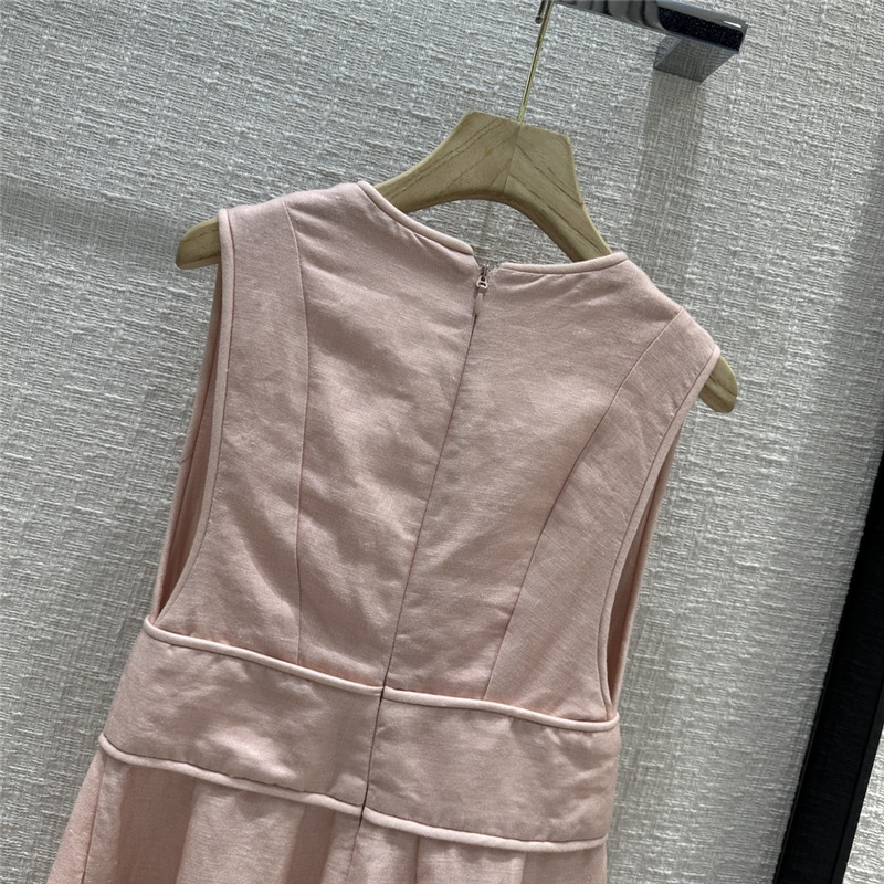 ZIMM deep V-neck sleeveless dress replica d&g clothing