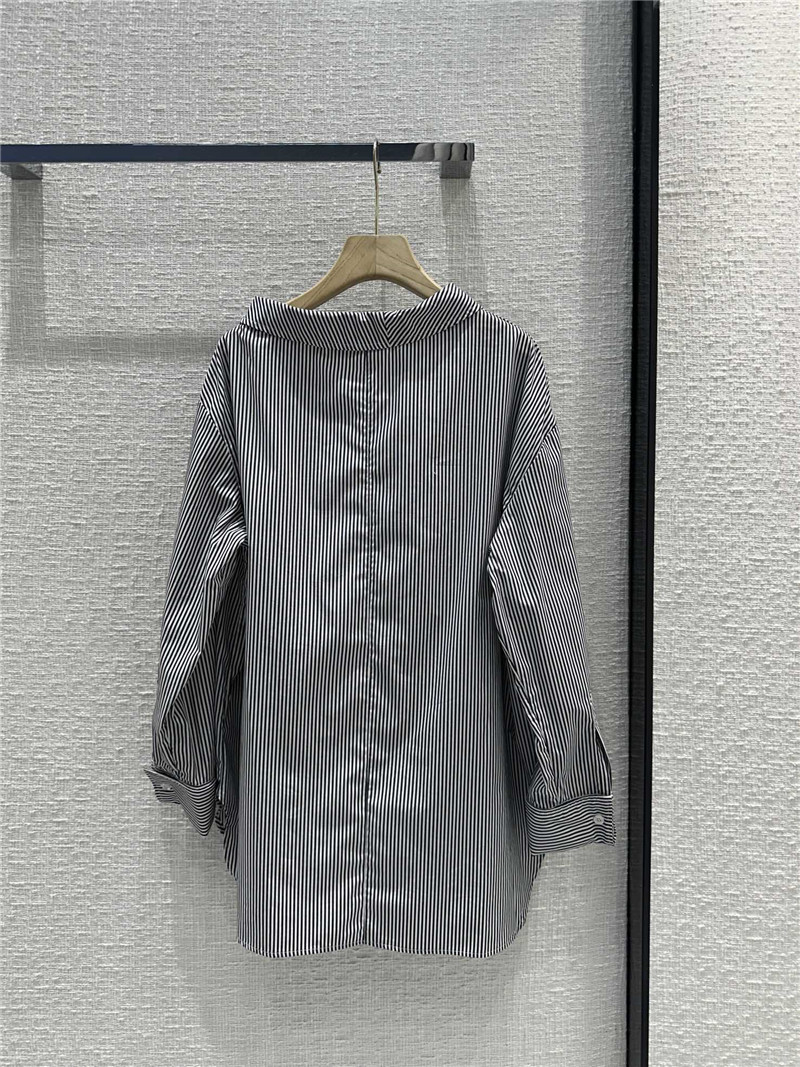 D10r irregular sloping shoulder long sleeve shirt replica clothing