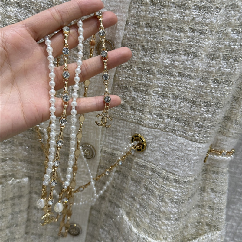 Ch**el woven plaid tweed jacket dress replica clothing