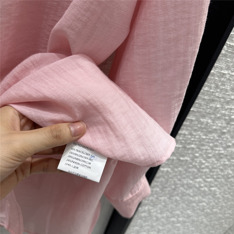 Bottega Veneta old money pink big shirt replicas clothes