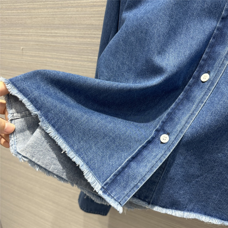 miumiu soft denim short shirt replica clothing