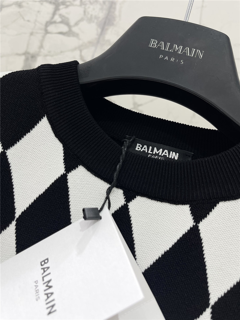 balmain D1am0nd crew neck short sleeve replica clothing sites