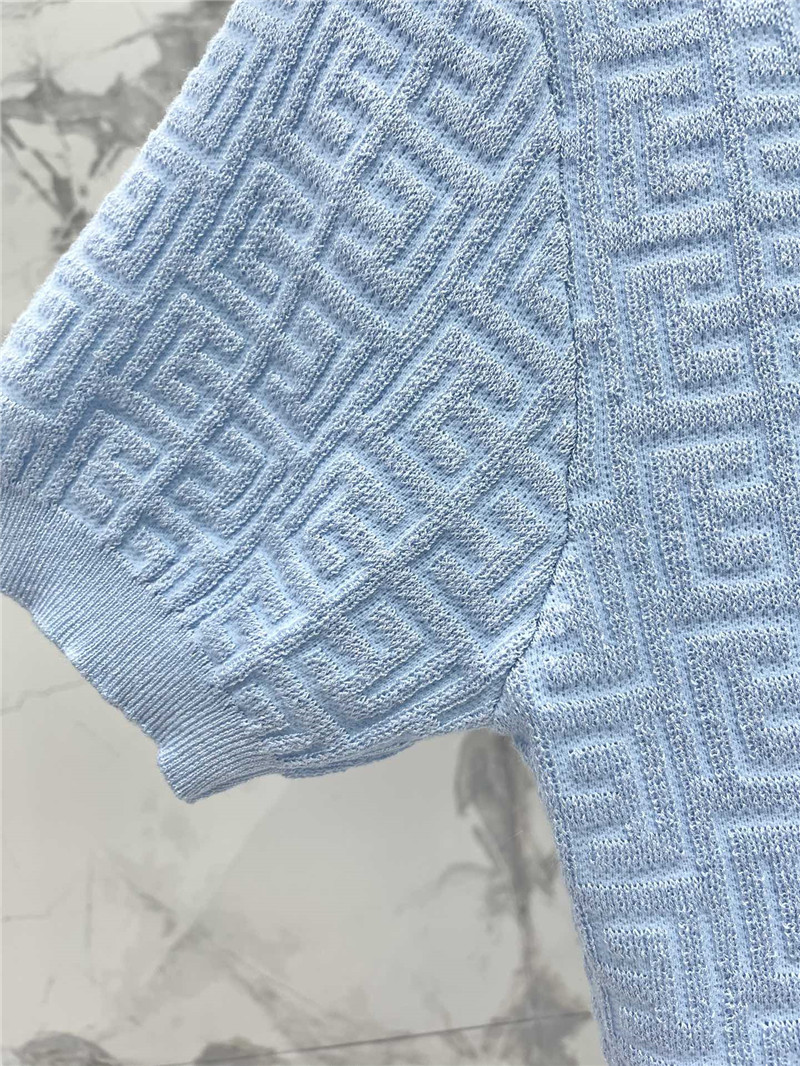 Balmain hollow round neck short sleeve replicas clothes