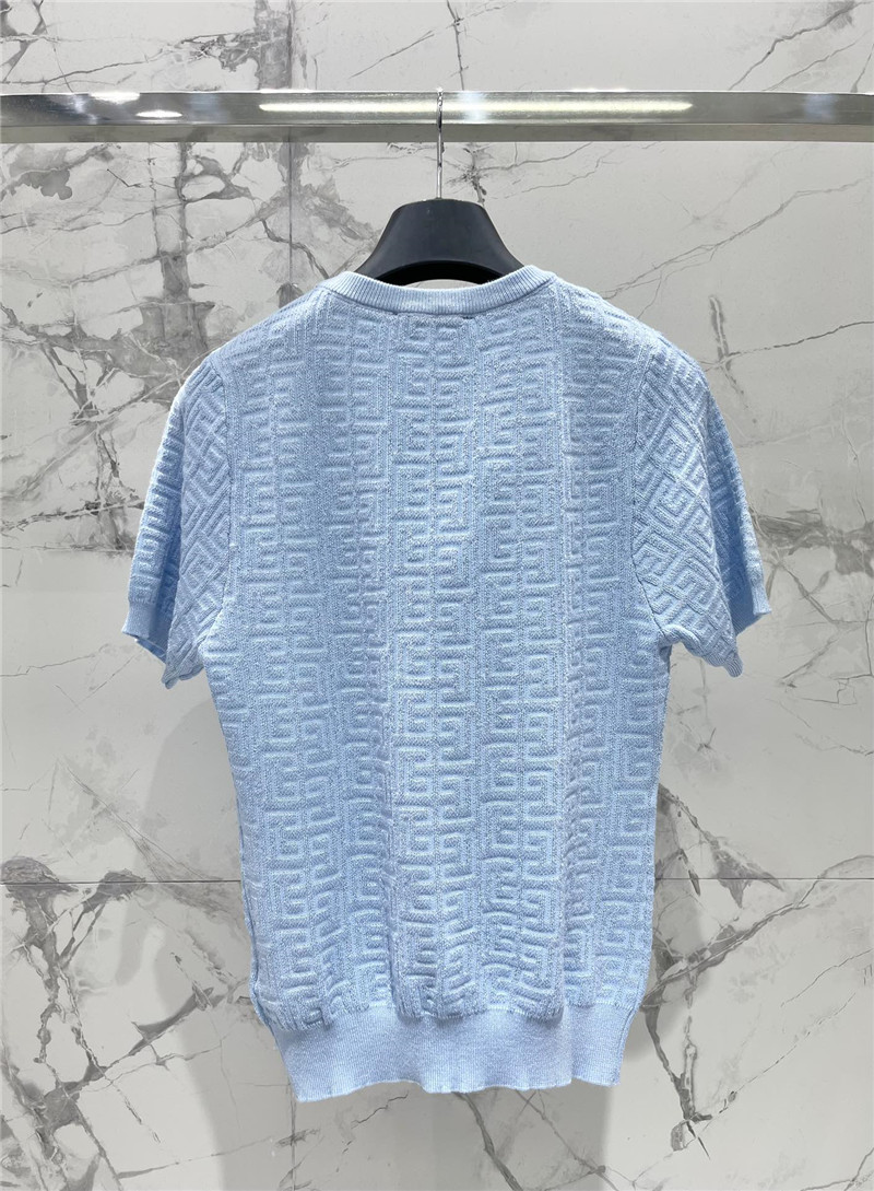 Balmain hollow round neck short sleeve replicas clothes