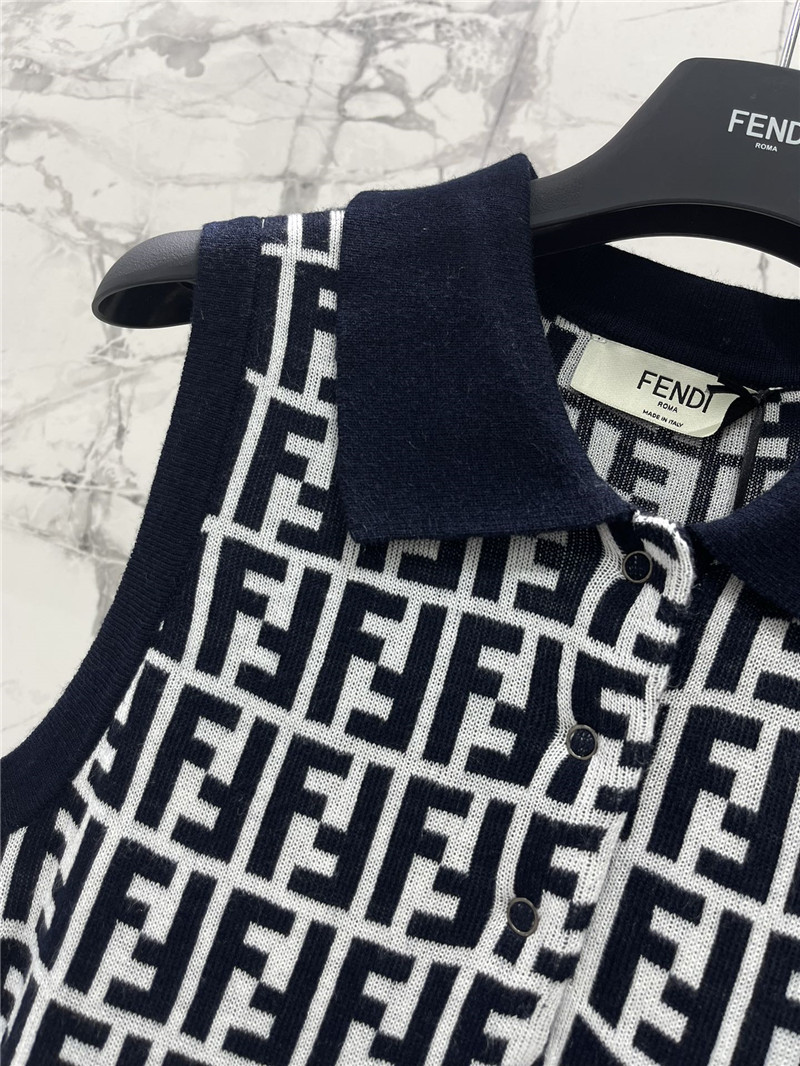 F**di presbyopic knitted sleeveless dress replica clothes