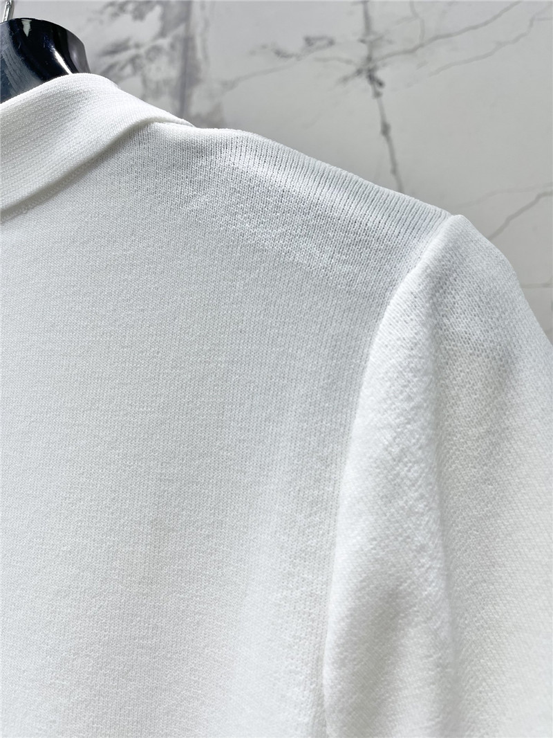 Ce1i*e lapel embroidered logo short sleeve replica d&g clothing